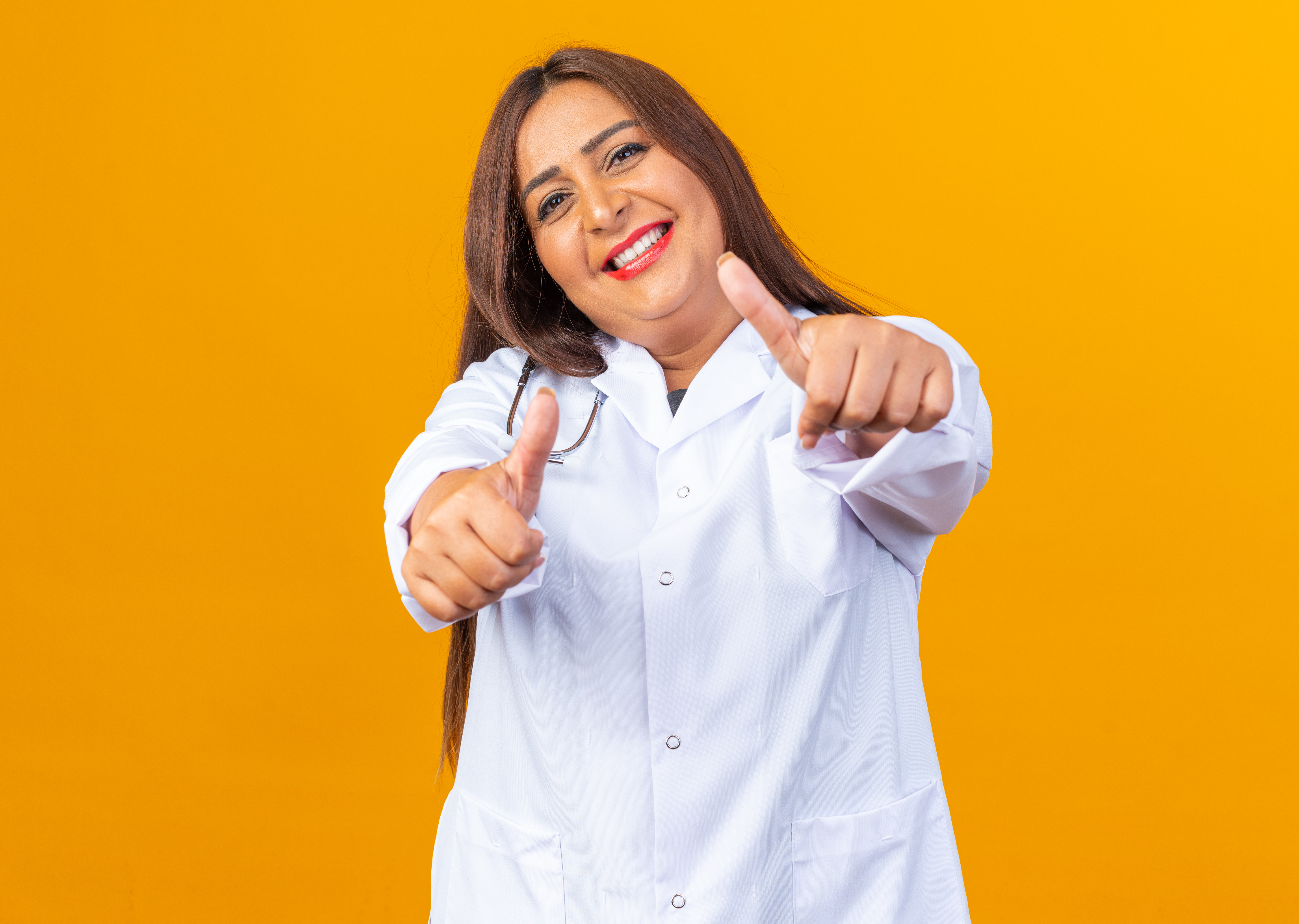 Dentista sonriendo